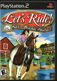 Let's Ride Silver Buckle Stables PAL Playstation 2 PAL box art